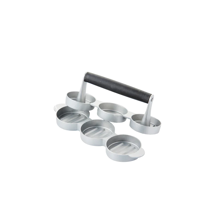 Barbecook - Mini pressa per 3 hamburger