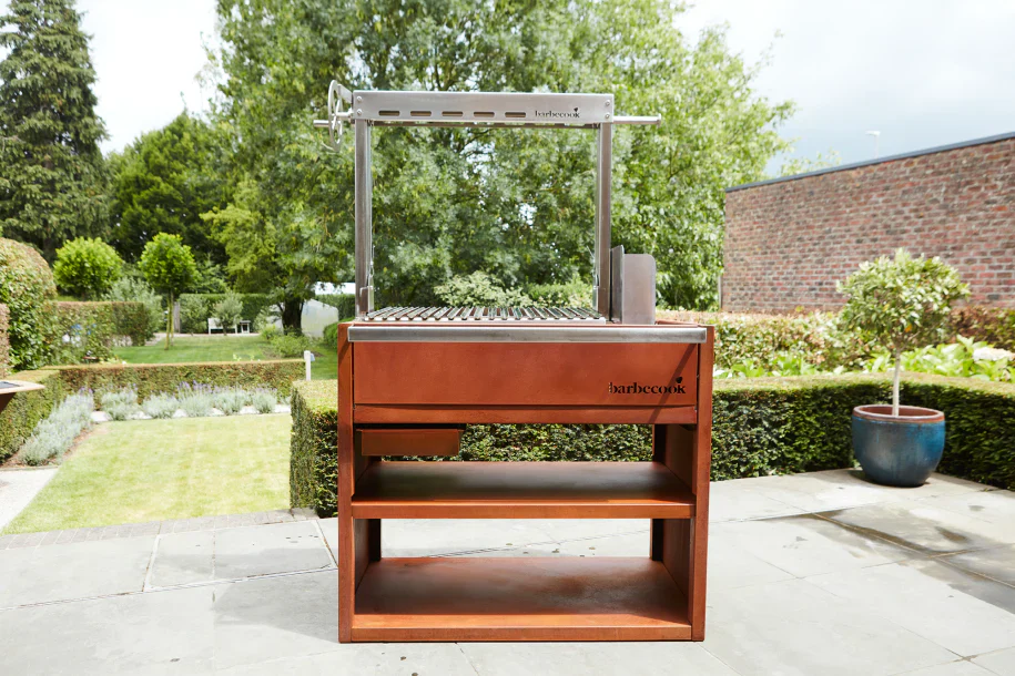 Barbecook - Pedro woodbarbecue in corten and stainless steel - Image 4