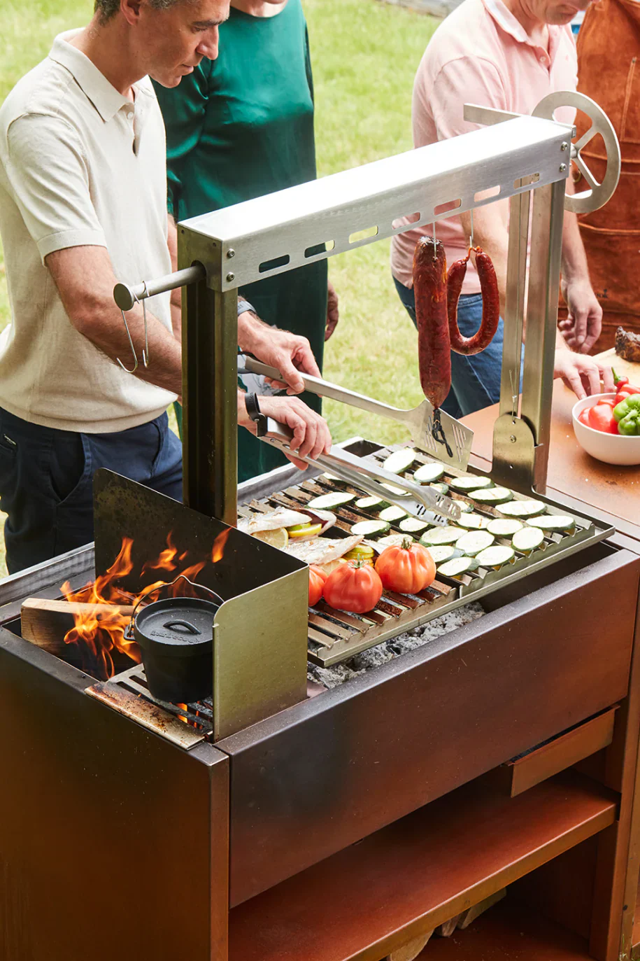 Barbecook - Pedro woodbarbecue in corten and stainless steel - Image 6