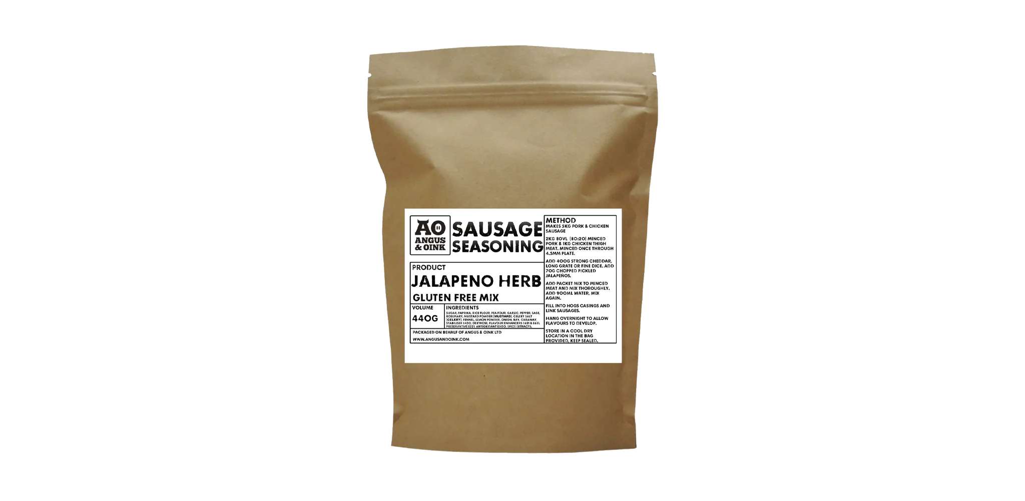 Angus & Oink - Jalapeno Herb Sausage Mix
