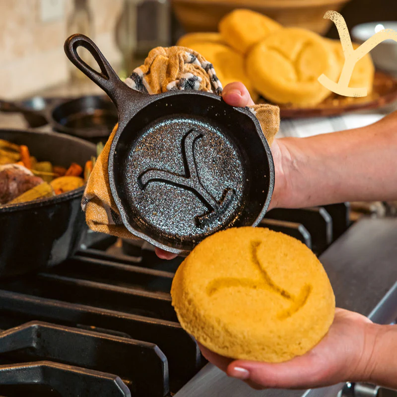 Lodge Mini Skillet Yellowstone 12.7 - Esclusiva BBQ LAB - Image 3