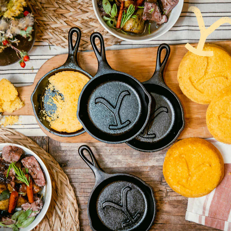 Lodge Mini Skillet Yellowstone 12.7 - Esclusiva BBQ LAB - Image 4