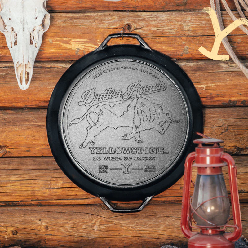 Lodge Skillet Yellowstone Senza Manico 43.1 cm  - Esclusiva BBQ LAB - Image 2