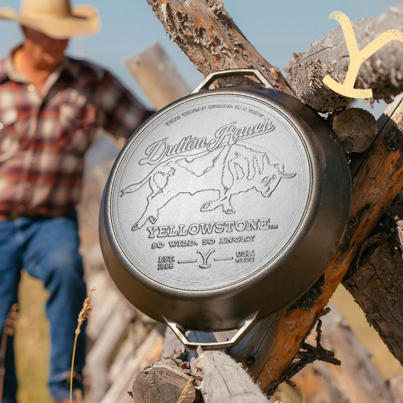 Lodge Skillet Yellowstone Senza Manico 43.1 cm  - Esclusiva BBQ LAB - Image 3