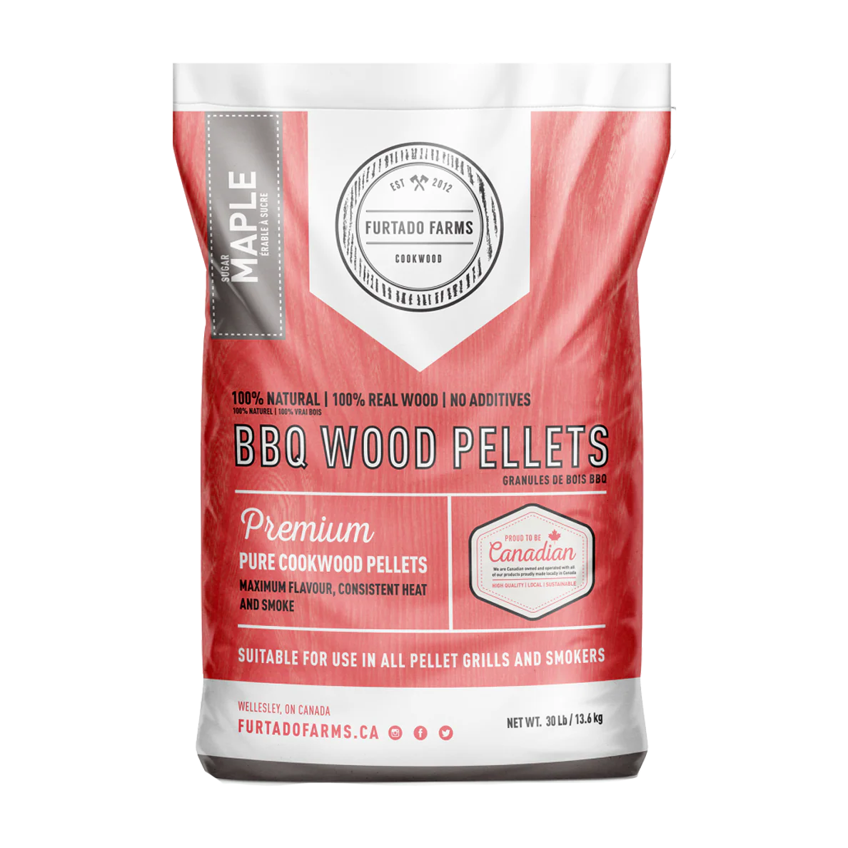 Pellet Furtado Farms 13.6 Kg -  Sugar Maple