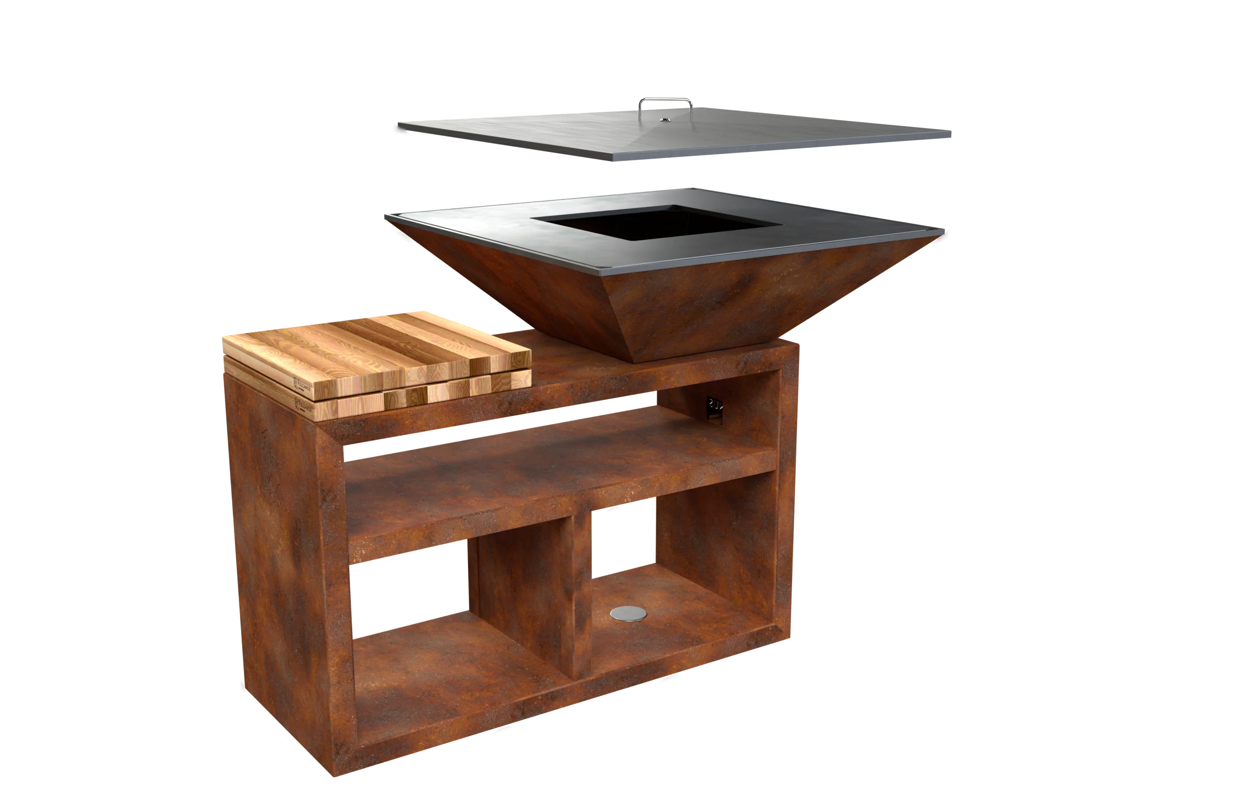 Vulcanus Grill PRO 910 Masterchef - Barbecue a Legna - Image 4