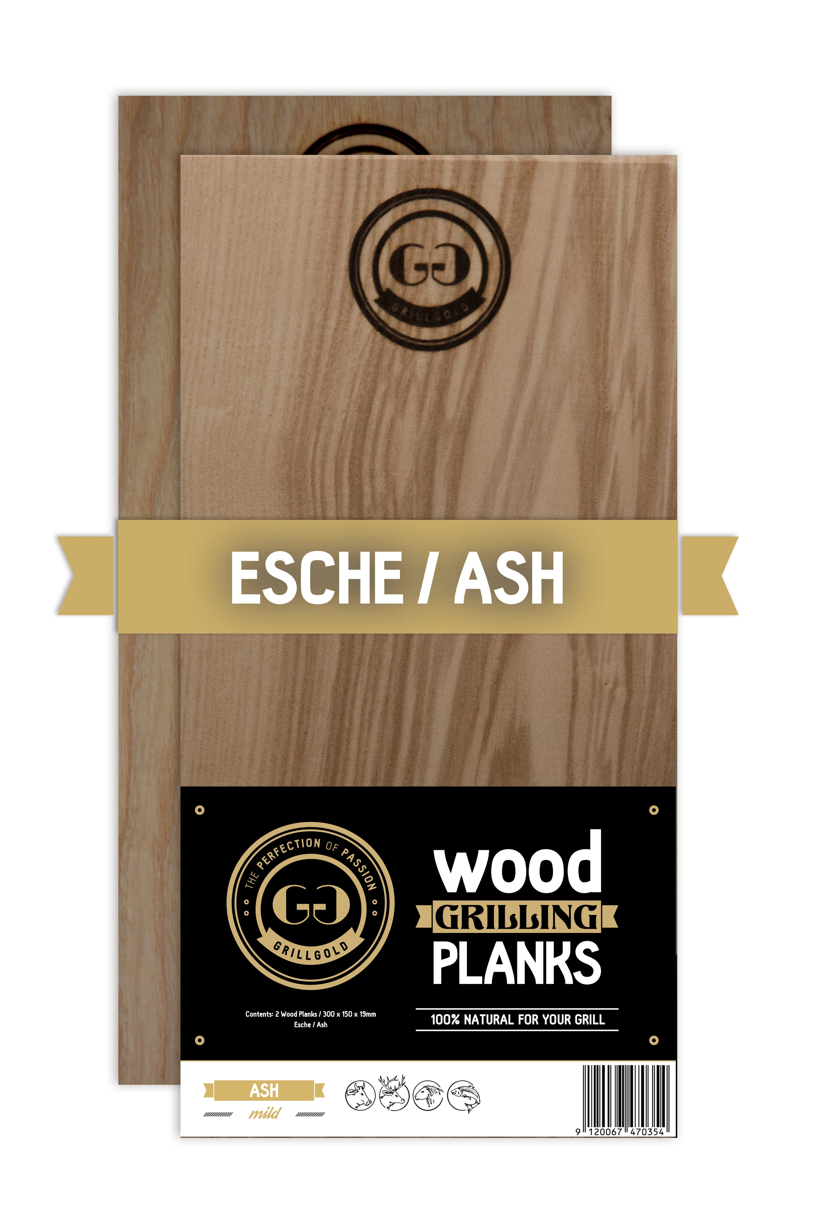 Wood Grilling Planks Frassino