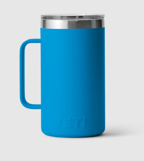 YETI Rambler 24 OZ Big Wave Blue - Image 3